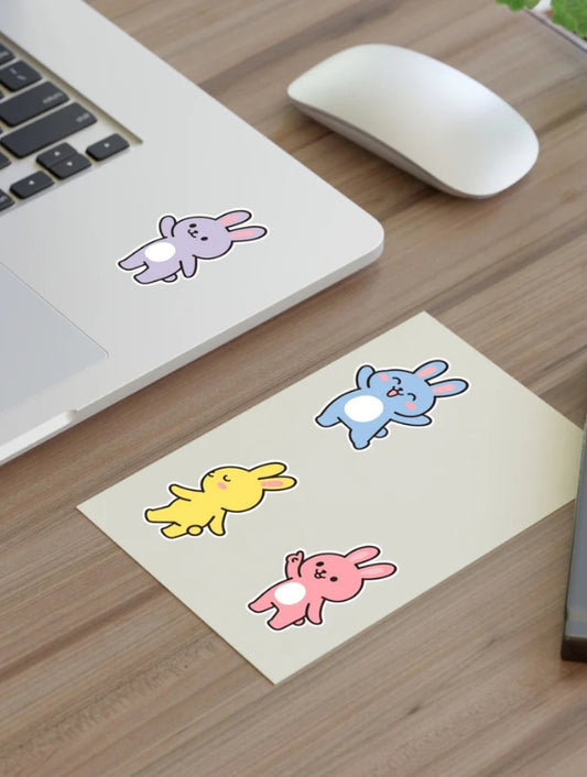 BENNY THE BUNNY STICKER SHEET