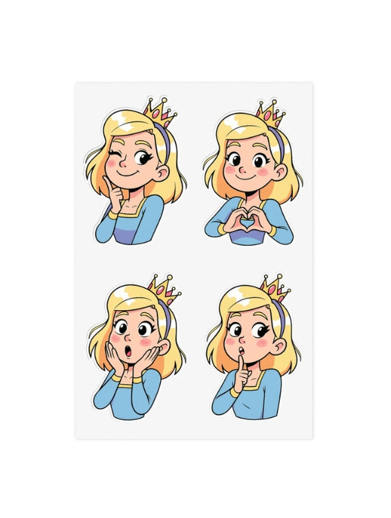 PRINCESS STICKER SHEET