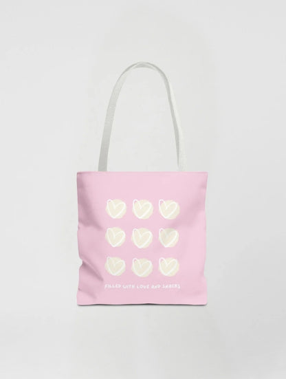 LOVE & SNACKS TOTE BAG