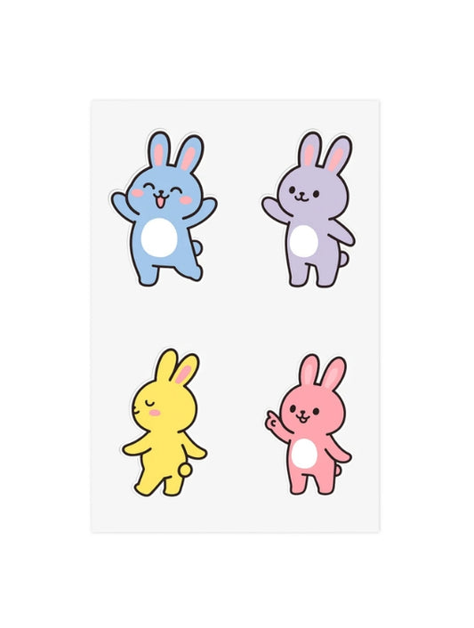 BENNY THE BUNNY STICKER SHEET