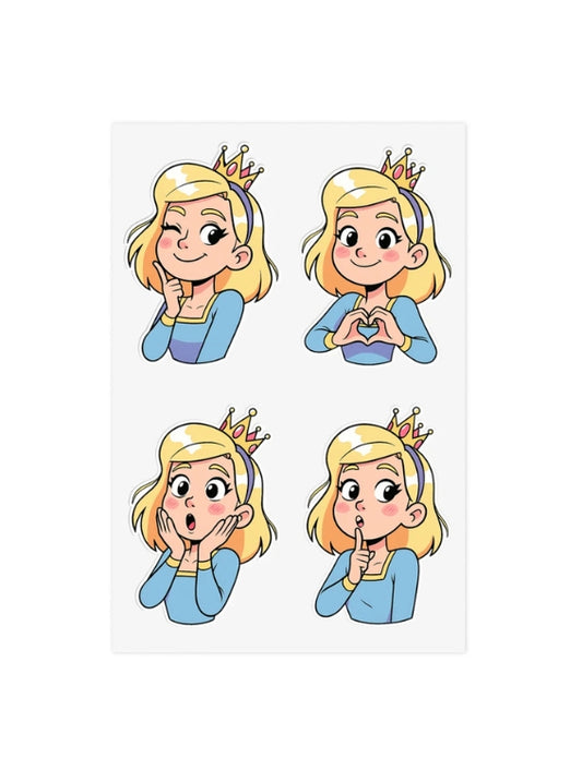 PRINCESS STICKER SHEET