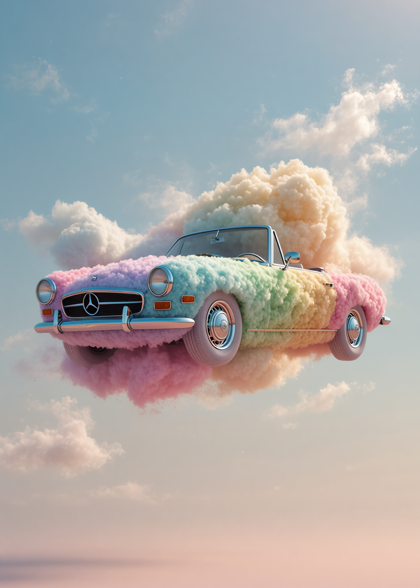 PASTEL CLOUD CAR